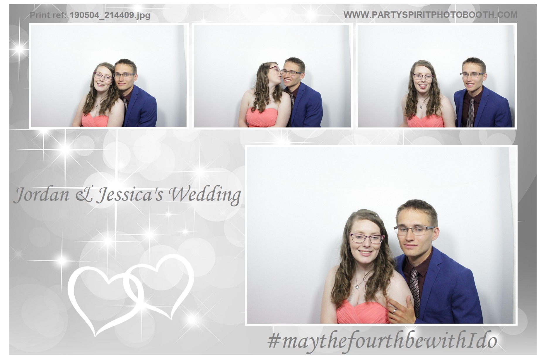 Jordan and Jessica's Wedding | View more photos from the event at gallery.partyspiritphotobooth.com/u/PartySpiritPhotoBooth/Jordan-and-Jessicas-Wedding